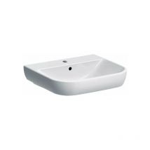 Geberit - smyle lavabo monoforo 55 cm. in vetrochina bianco 500.227.01.1