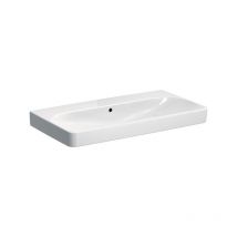 Geberit Smyle Lavabo cuadrado 500250, 90x48cm, sin agujero para