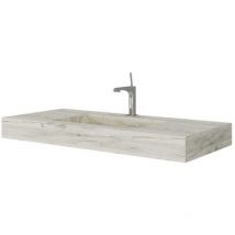 Kiamami Valentina - Lavabo Hpl Cm. 100 Cuenca Central - Roble De Hielo