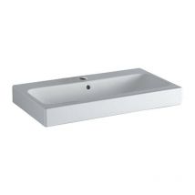 Geberit - Lavabo ICon avec trou pour robinetterie, avec trop-plein 750 x 485 mm blanc