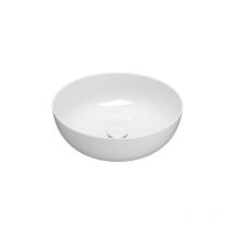 Lavabo in ceramica ø 48 cm Globo t-edge Le Ciotole B6T48BI Bianco - Ceramica