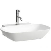 Laufen - ino Lavabo sobre encimera, 1 agujero para grifo, sin