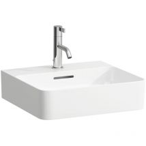Laufen - val Lavabo sobre encimera, 1 agujero para grifo, con