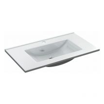 Arkitmobel - Lavabo Cerámico Blanco 81,5cm (ancho) x 18cm (alto)