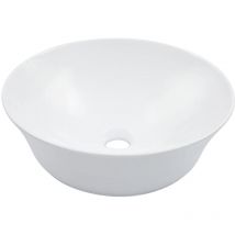 Lavabo à poser Lavabo Vasque salle de bain 41x12,5 cm Céramique Blanc