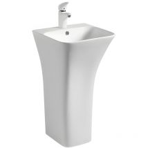 REA - lavabo monolitico ada white