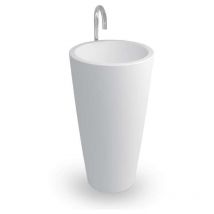 Ambra - lavabo de pedestal - kezia - Lavabo - 50x50x90CM