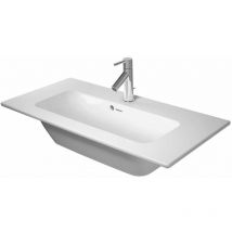 Me by Starck - Lavabo da mobile Compact, 83x40 cm, con 1 foro per miscelatore, bianco alpino 2342830000 - Duravit
