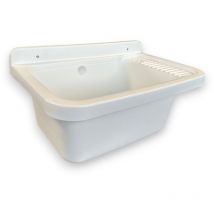 Lavabo pilozzo lavandino in resina a parete per esterni e interni