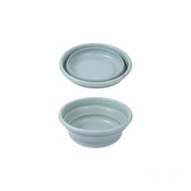Lavabo pliable portable en silicone
