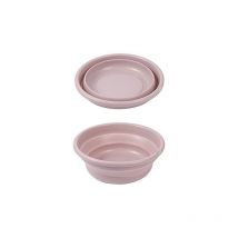 Lavabo pliable portable en silicone
