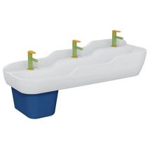 Lavabo pour enfant Vitra Sento Kids 3 hauteurs sans trop-plein + cache-siphon Sento kids