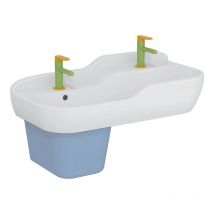 Lavabo pour enfant VITRA Sento Kids 85 cm avec trop-plein