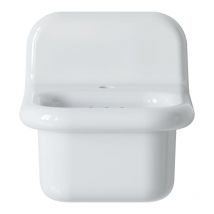 Bleu Provence - Lavabo rétro en céramique 35 cm - True Colors Lite - Blanc