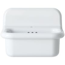Lavabo Rétro En Céramique 50 Cm - True Colors Lite - Petit Format - Blanc