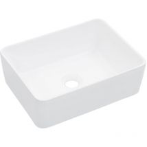 Maisonchic - Lavabo salle de bain, Vasque Bac à laver 40x30x13 cm Céramique Blanc CON241477 design in