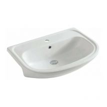 Lavabo semincasso in ceramica