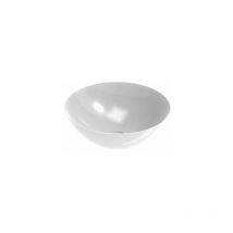 Ponsi - Lavabo sobre encimera de cerámica blanco brillo de 155x416 mm Ercos Musa BLCERLMUSA0001 Blanco brillante