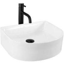 REA - lavabo sobre encimera clara