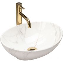 REA - lavabo sobre encimera sofia shiny aiax marble