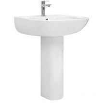 Lavabo sospeso 65 cm The. Artceram Ten Bianco