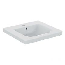 Lavabo sospeso 60x55 cm con ampia zona sottolavabo Ideal Standard e548201