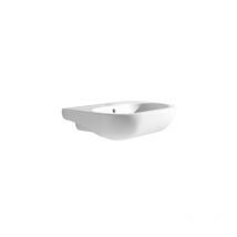 Azzurra - Lavabo suspendu monotrou 60 cm en céramique blanc brillant Ceramica Nuvola