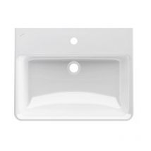 Laufen - Lavabo pro s 600 x 465 mm avec trop-plein, version 1 trou pour robinet blanc