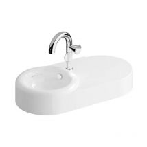 Vitra - Lavabo Liquid 80 cm con orificio y rebosadero