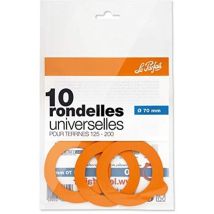 Le Parfait Arandelas Universales Naranjas 7 Cm 10 Piezas