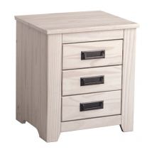 Lavage de table en bois blanc pour chambre 45x50x38 cm