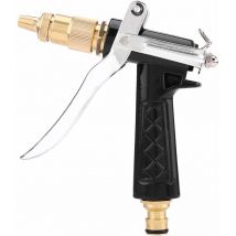 Lavage de Voiture Haute Pression Nettoyage Jardin Arrosage Pistolet à Eau Pulvérisateur Laiton + Aluminium + Acier