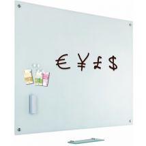 Lavagna in vetro 45x60 cm - bianco