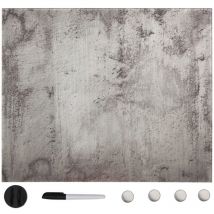 VidaXL Lavagna Magnetica a Parete in Vetro 50x50 cm