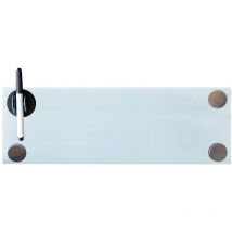 Lavagna magnetica di vetro 60x20CM bordo magnetico bianco a muro di vetro Pinboard bordo di vetro