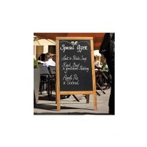 Vermes lavagna teak a cavalletto 68x120cm sandwich Securit