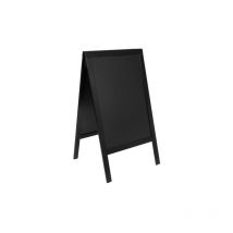 Vermes lavagna nera a cavalletto 68x120cm sandwich Securit