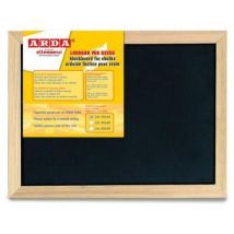 Arda - Lavagna In Legno Nero 300x400 Mm Con Kit Montaggio A Parete