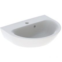 Nova lavabo dritto foro rubinetto con troppopieno 500x400mm bianco kt