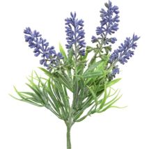Ramo Lavanda Artificiale 25cm – Pianta Decorativa Elegante per Interni e Spazi Commerciali – 804108