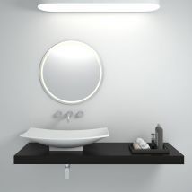 Lavandino rettangolare freestanding Blanc mat - Kamina