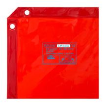 Weldas - Cortina de soldadura LAVAshield 1,74 x 2,34 m naranja / Rojo