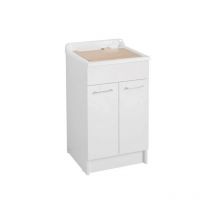 Lavatoio Colavene Swash 2 Ante con Asse Lavapanni 50x45x86 Bianco - 24130B