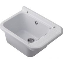 Lavatoio 50x34x21 cm in Polipropilene 13,5l Forlani Pilozzo 50 Marmorizzato