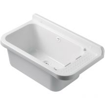 Lavatoio 50x34x21cm in Polipropilene 13,5l Forlani Wash Bianco