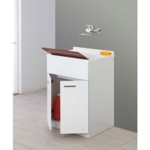 Lavatoio Stella 60x50xh82cm Bianco Lucido