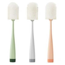Lave-bouteille à long manche nettoyant pour brosse à bouteille détachable tasse épurateur lavage éponge brosse de nettoyage cuisine outils de