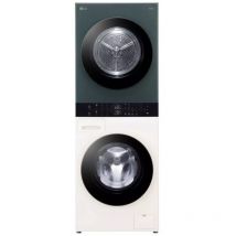 Lave-linge 12kg + sèche-linge 10kg LG F214WT8GRBE