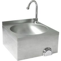 Hendi - vier de cuisine mural sans contact en acier inoxydable 810316