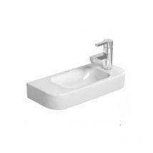 Duravit - Happy D.2 - Lave-mains 500x220 mm, sans trop-plein, avec trou pour robinetterie à droite, blanc 0711500008